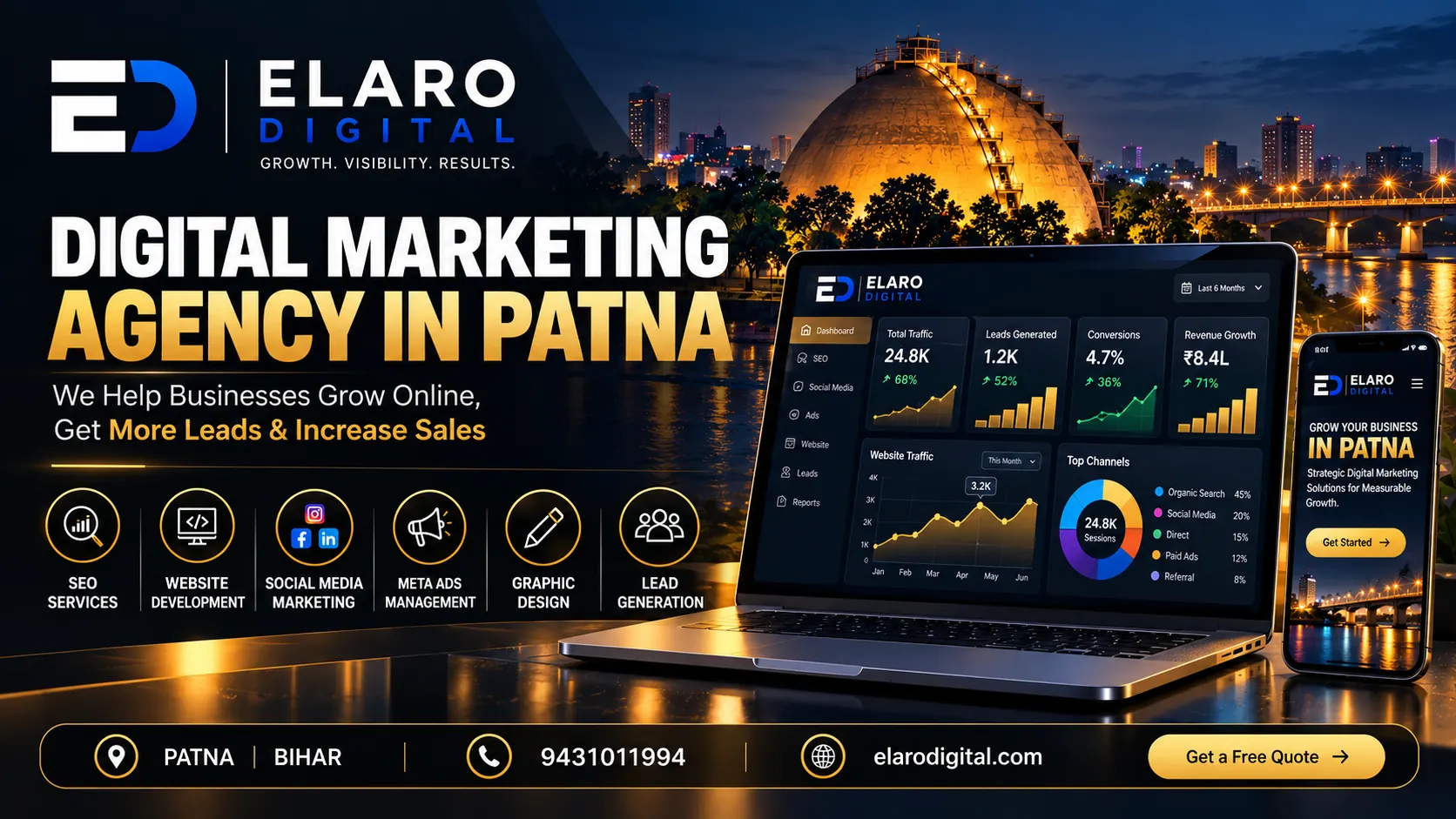 Patna businesses — ElaroDigital digital marketing